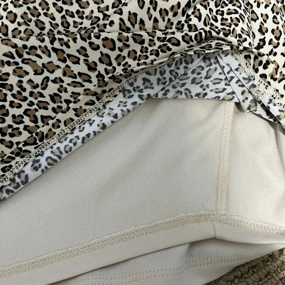 Betsey Johnson Animal Print Ruched Sleeveless Sheath Dress - Picture 11 of 15